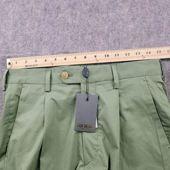Todd Snyder Stretch Twill Madison Short size 28 Green Olive NWT *Read* - Picture 4 of 15